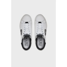Resim Versace Jeans Couture Logolu Kalın Taban Sneaker Ayakkabı Erkek Ayakkabı 78YA3SK1 ZPB01 003 