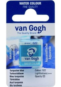 Resim Talens Van Gogh 1/2 Tablet Sulu Boya 522 Turquoise Blue 