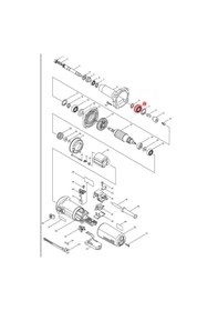 Resim Makita GD0800C Rulman 6001 Ürün Kodu 211142-7 