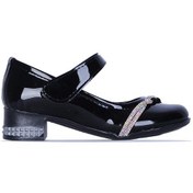 Resim Ayakcenter 25-herbebe Taşlı 3cm Kız Çocuk Topuklu Ayakkabı Siyah 