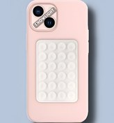 Resim SHOWLIGHT Silikon Vakumlu Telefon Tutucu, Cep Telefonu için Silikon Yapışkanlı Telefon Tutucu Vantuz 