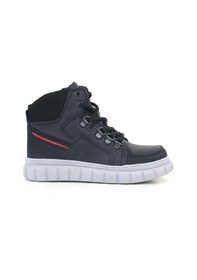 Resim Rakerplus Hakiki Deri Siyah Fermuarlı Erkek Çocuk Bot Siyah 