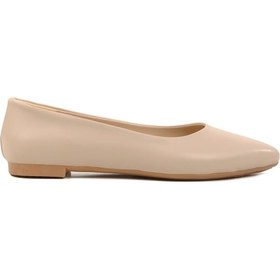 Resim Aspor Bej Hafif İnce Taban Kadın Babet Çok Renkli 