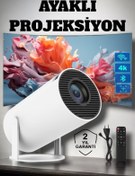 Resim HALL BREATHE Kablosuz ve USB Bağlantılı, 5000 Saat Ampul Ömrüyle Projeksiyon Cihazı 