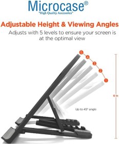 Resim Microcase 10-16 inch Macbook Notebook Laptop için Stand 6 Kademeli Masaüstü Tutucu - AL3480 