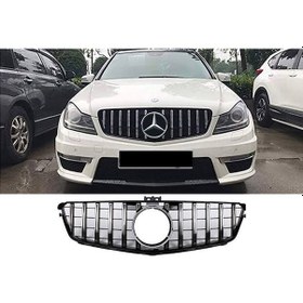 Resim Mercedes W204 Gtr Amg Ön Panjur Izgara Seti 