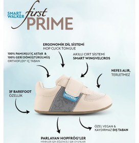 Resim Hopfrög Kids Smart Walker First Prime Super Mat Havalı Barefoot İlk Adım Bebek Ayakkabı 