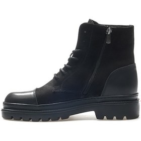 Resim Pierre Cardin Erkek Hakiki Deri Casual Günlük Bot 40-44 24k 77810 M Siyah Nubuk Siyah Nubuk 