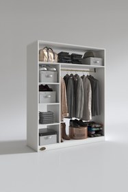 Resim Kenzlife Giysi Dolabı Necmettin 150*120*40 Byz Gardırop 