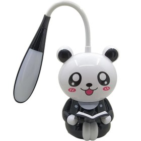 Resim Hedyex Sevimli Karakterler Şarjlı Led Masa Lambası Akrobatik Siyah Gece Lambası 