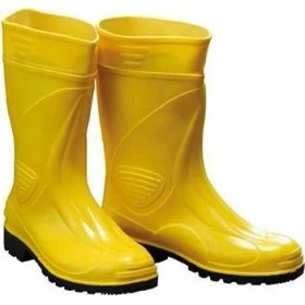 Resim Gezer Sarı Çizme Inşaat Çizmesi Iş Çizmesi Kısa 45 Numara 