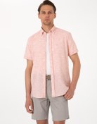Resim Pierre Cardin Erkek Mercan Gömlek Kısa Kollu 50307067-vr186 Mercan 