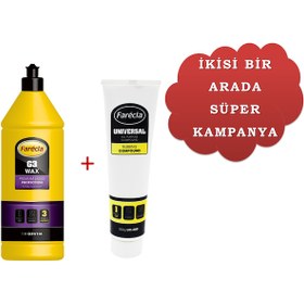 Resim Farecla G3 Wax Cila 1 Litre Ve Farecla Universal Tüp Pasta 200gr 