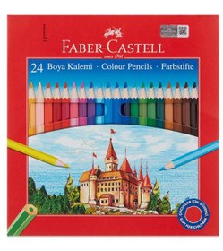 Resim Faber-Castell Kuru Boya Karton 24 Renk 5171 116324 