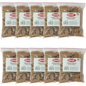 Resim Ekoset 50X5Mm Geniş Kauçuk Paket Ambalaj Lastiği 1.000 Adet 