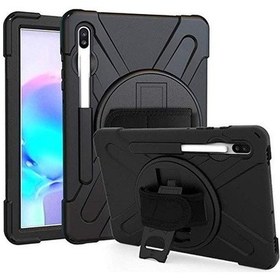 Resim Samsung Uyumlu Galaxy Tab S6 10.5 Sm-T867 2019 Shockproof Lüx Kılıf 