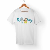 Resim Alfa Tshirt Rick And Morty Çocuk Beyaz Tişört 