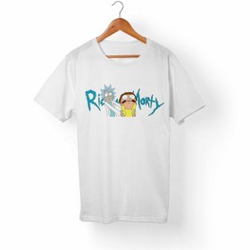 Resim Alfa Tshirt Rick And Morty Çocuk Beyaz Tişört 