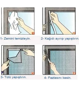 Resim Kapı Sinekliği Magnetli Sineklik 2li Paket 