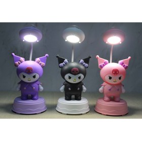 Resim HEPBİMODA Kuromi Masa Lambasi Çocuk Odası Lamba Hediyelik 