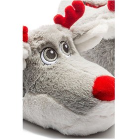 Resim Twigy Betty EE0530 Kadın Hayvanlı Panduf Gri 36/41 Gri 