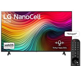 Resim LG 50NANO81T 50'' 127 Ekran 4K Smart AI Sihirli Kumanda HDR10 webOS24 NanoCell TV LG