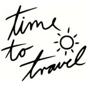 Resim Xpetrana- Time To Travel Duvar Dekor Sticker 34 x 30 cm 