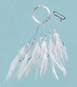 Resim Fladen Çapari, Beyaz Tüylü+sim, No:1, 6'lı 