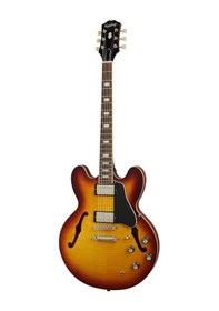 Resim Epiphone Es-335 Semi-hollowbody Elektro Gitar Raspberry Tea Burs 