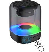 Resim Concord Taşınabilir Rgb Ledli Bluetooth Hoparlör Usb-Tf-Aux Siyah E -3052 