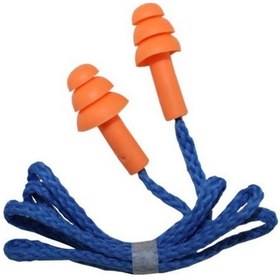 Resim 1 Çift Boyun Ipli Su Geçirmez Slikon Sünger 3M Kulak Tıkacı 