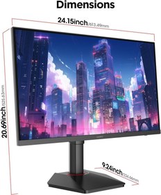 Resim Koorui G2722P 27" 1 ms 2K Pivot IPS 200 Hz Oyuncu Monitörü Teşhir 