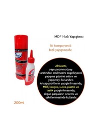Resim Mdf Yapıştırıcı -200ml 50gr 