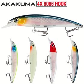 Resim 1 adet Yüzen Minnow Yem, 11.3cm/13.3g Bionik Sert Yem 4X Güçlendirilmiş Kanca ile, Balıkçılık Aksesuarı 