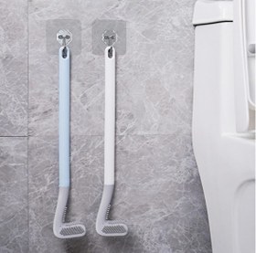 Resim Ergonomik Tasarımlı Silikon Tuvalet Fırçası 