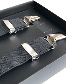Resim Yage Siyah 2,5 Cm Pantolon Askısı 