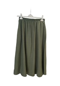 Resim Hasenna Z-556 Üstü Kimono Kısa Etekli Çilek Takım Haki 
