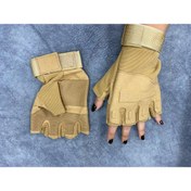 Resim Outdoor One Taktik Eldiven Kemiksiz Haki-Siyah-Bej 