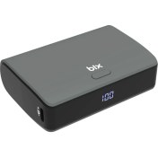 Resim Bix PB106 10000MAH PD20W Type-C USB Çift Çıkışlı LED Göstergeli Mini Powerbank 