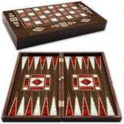 Resim Star Polyester Sedef Tavla Takımı Büyük 