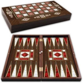 Resim Star Polyester Sedef Tavla Takımı Büyük 