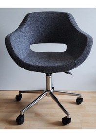 Resim Ofis Koltuğu Bilgisayar Sandalyesi Konik Ayaklı 