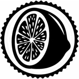 Resim Kıvırcıkyoga Limon Tasarım Sticker 20 x 20 cm 