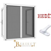 Resim Duble Plise Pileli- Akordiyon Katlanır Sineklik Kapı Pencere 