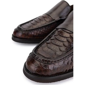 Resim Tamer Tanca Erkek Hakiki Deri Kahverengi Loafer Ayakkabı 1100 2000 Erk Ayk Sk25-26 Kahve Yln/bfl Kahverengi 