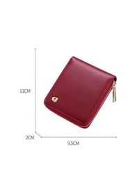 Resim Septwolves Victoria İtalyan Malı Hakiki Deri Gold Premium Hand Made Fermuarlı Kadın Cüzdan - Kadın Kartlık 001 
