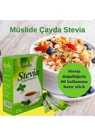 Resim Fibrelle Prebiyotik Lifli Stevialı Tatlandırıcı 60 Stick 