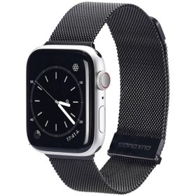 Resim Apple Watch 38-40-41mm Için Uyumlu Milanese Premium Milano Loop Kayış Kordon 