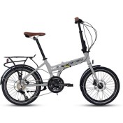 Resim Carraro Flexi 121 Hd 21 Vites Hidrolik Disk Fren Full Shimano Katlanır Bisiklet Mat Gri 