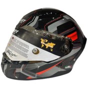 Resim Sway Sw 850 Full Face Kapalı Motosiklet Kaskı Gri - Siyah 